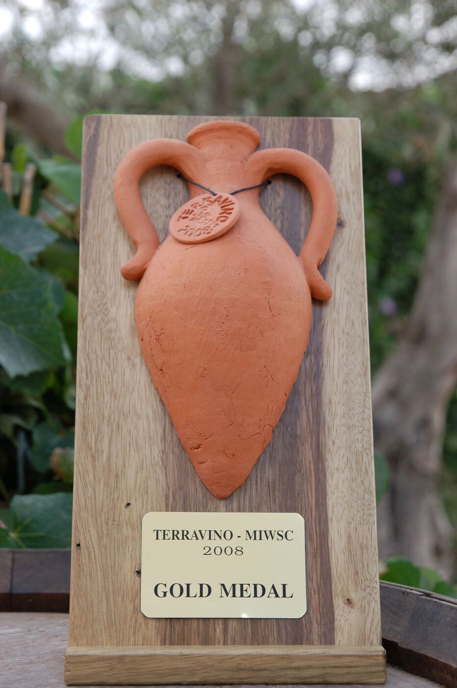 Terravino 2008 — Gold Medal